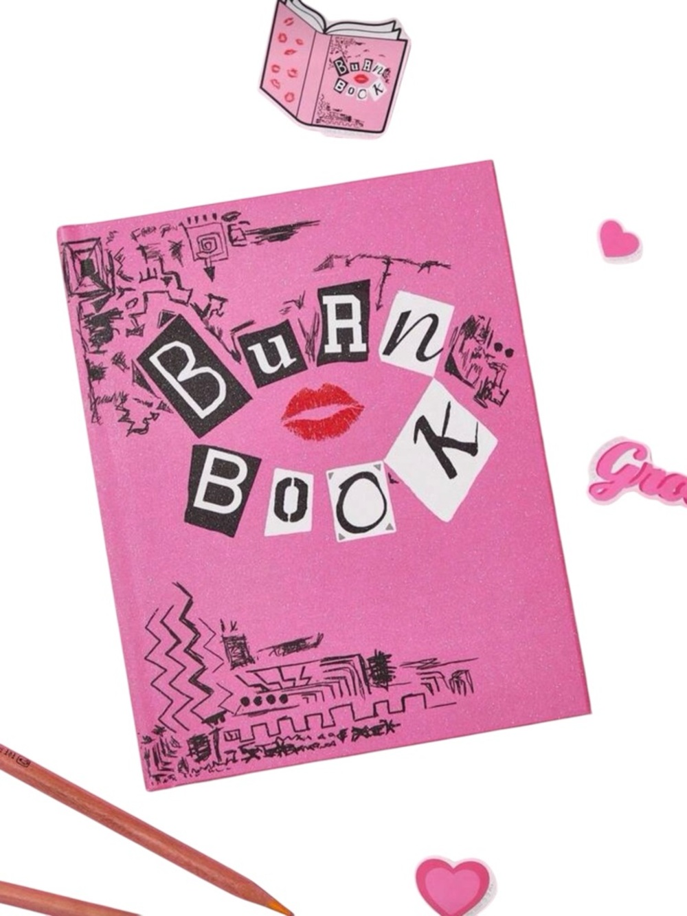 •Mean Girls• Pink 96 Page Burn Book Journal Notebook | Pop Culture Diary Gift - Picture 2 of 2